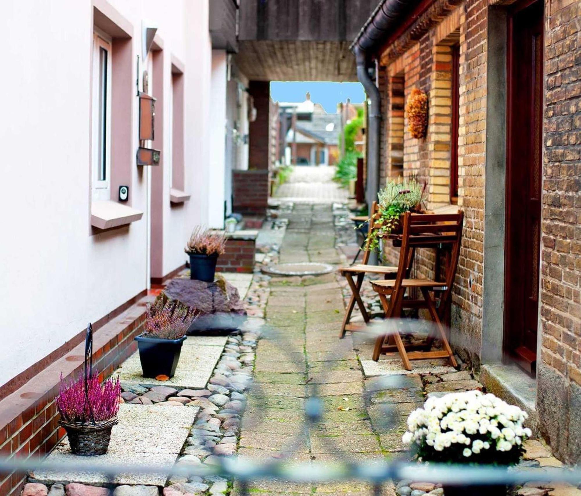 Trautes Heim Ferienwohnung Ost Maasholm Esterno foto